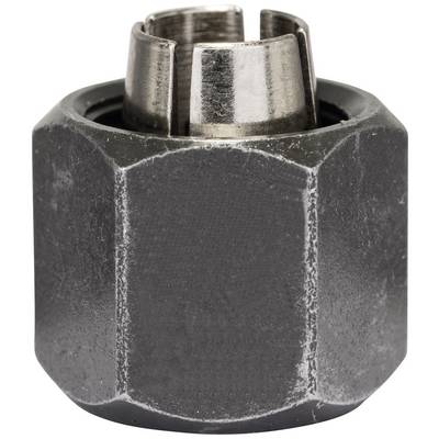 'A metal bicycle freewheel puller for removing the sprocket. It has a hexagonal shape with internal teeth.'