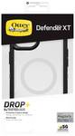 Otterbox Defender XT Compatible with (mobile phone): iPhone 14 Plus, Transparent, Black