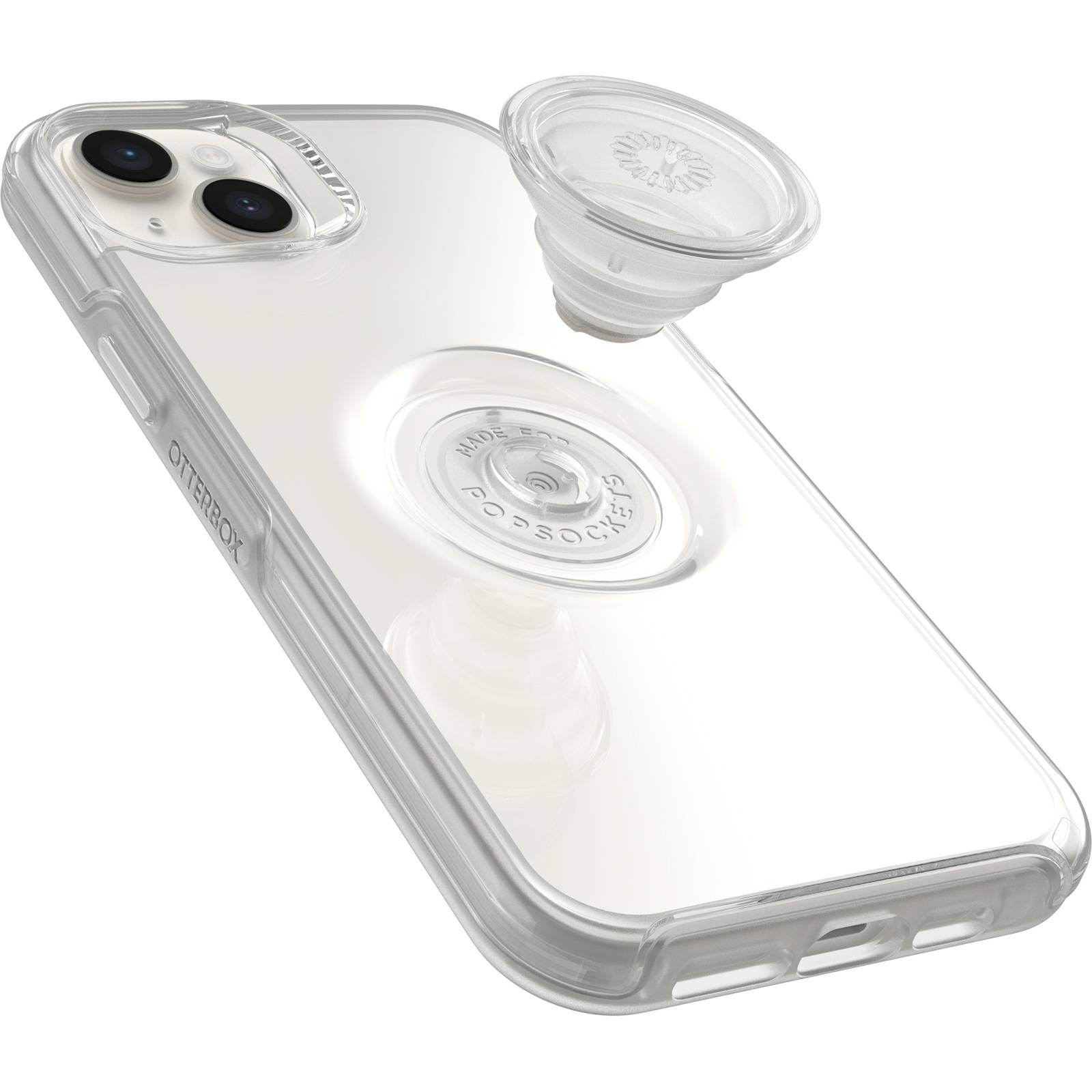 Otterbox +Pop Symmetry Clear Back cover Apple iPhone 14 Plus Transparent MagSafe compatibility, Shockproof 77-88778-10
