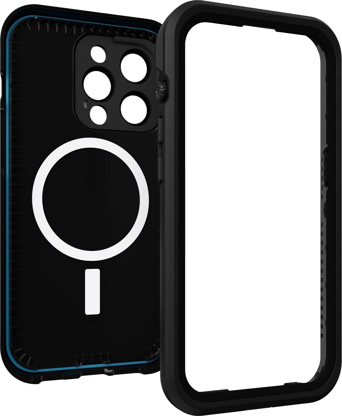 Otterbox Fre MagSafe Case Apple iPhone 14 Pro Black MagSafe compatibility, Shockproof, Waterproof 77-90196