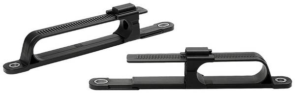 HellermannTyton SRC150M8-PA6GF30-BK Clip Screw fixing 156-02742 Bundle Ø range 29 mm (max)   Black 1 pc(s)