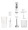 Multi-part Hand Blender Set with Attachments: Blending Stick, Whisk, Chopping Container, Large Mixing Jug and Accessories. Ideal for Pureeing, Blending and Chopping.
