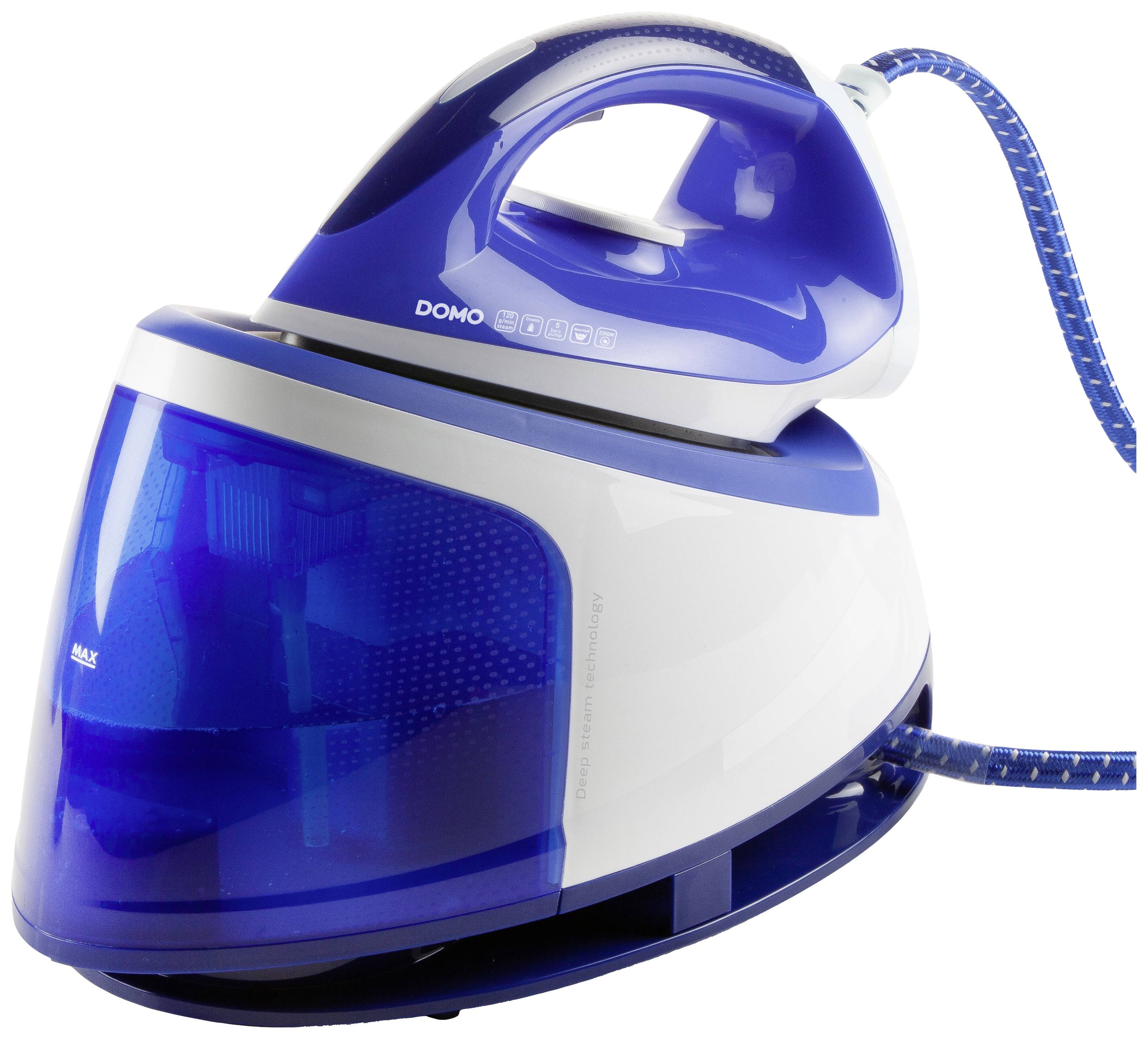 Image of DOMO DO1069S Steam iron Blue-white 2200 W