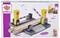 Toy railway crossing by Eichhorn with barriers and tracks shown on the packaging, suitable for children aged 3 and over.