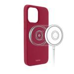 Hama MagCase Finest Feel PRO Compatible with (mobile phone): iPhone 14 Pro Max, Red