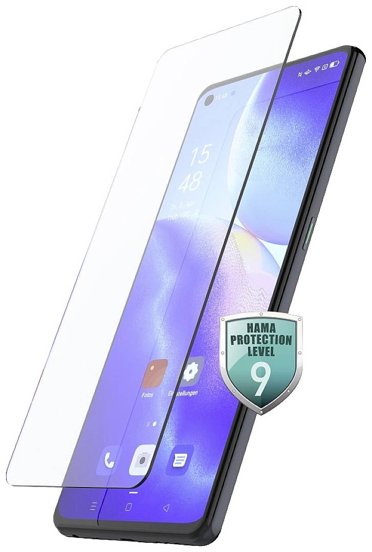 Image of Hama Glass screen protector Oppo Reno7, Reno7 Z, Reno7 Lite 1 pc(s) 00216336