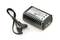 Charger with cable, suitable for 2-3s LiPo batteries. Product by Absima, compact and black with green logo on the top.