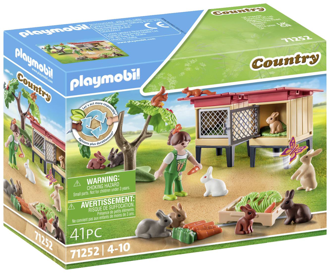 Image of Playmobil® Country Rabbit hutch 71252
