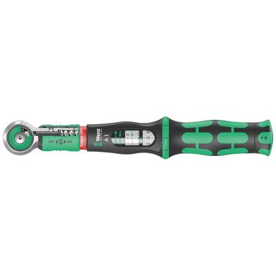 Digital torque wrench with a green handle, suitable for precise tightening torques.