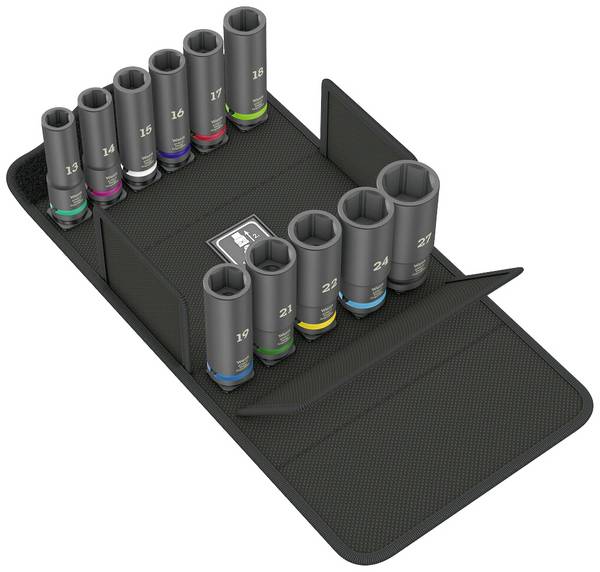 Wera Impaktor Deep Set 1 Bit set 1/2" 11-piece 05004841001