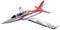 A model aircraft named 'Viper Jet' is shown from a diagonal perspective. It features a red and white chequered design.