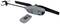 Small, grey helicopter with removable battery, propellers at the top and rear, suitable for model aircraft enthusiasts.