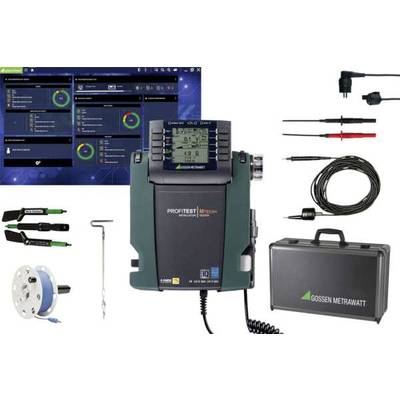 Gossen Metrawatt Meisterpaket TECH+ IQ Electrical tester set, VDE tester kit Calibrated to (DAkkS standards) VDE standar