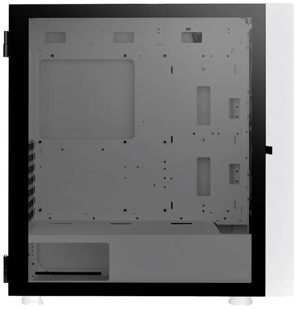 Thermaltake CA-1T9-00M6WN-01 Midi tower PC casing White 3 built-in LED fans, LC compatibility, Window, Suitable for DIY water coolers, Suitable for AIO water coolers