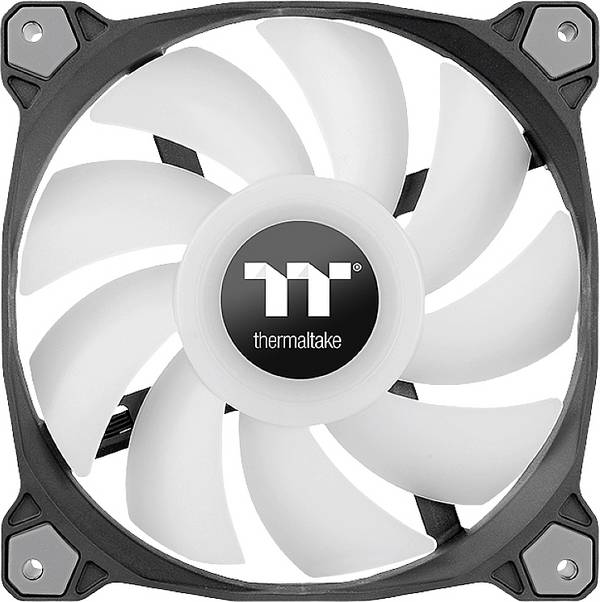 Thermaltake CL-F116-PL14SW-A PC fan Black (W x H x D) 190 x 56 x 143 mm incl. LED lighting, incl. RGB lighting control