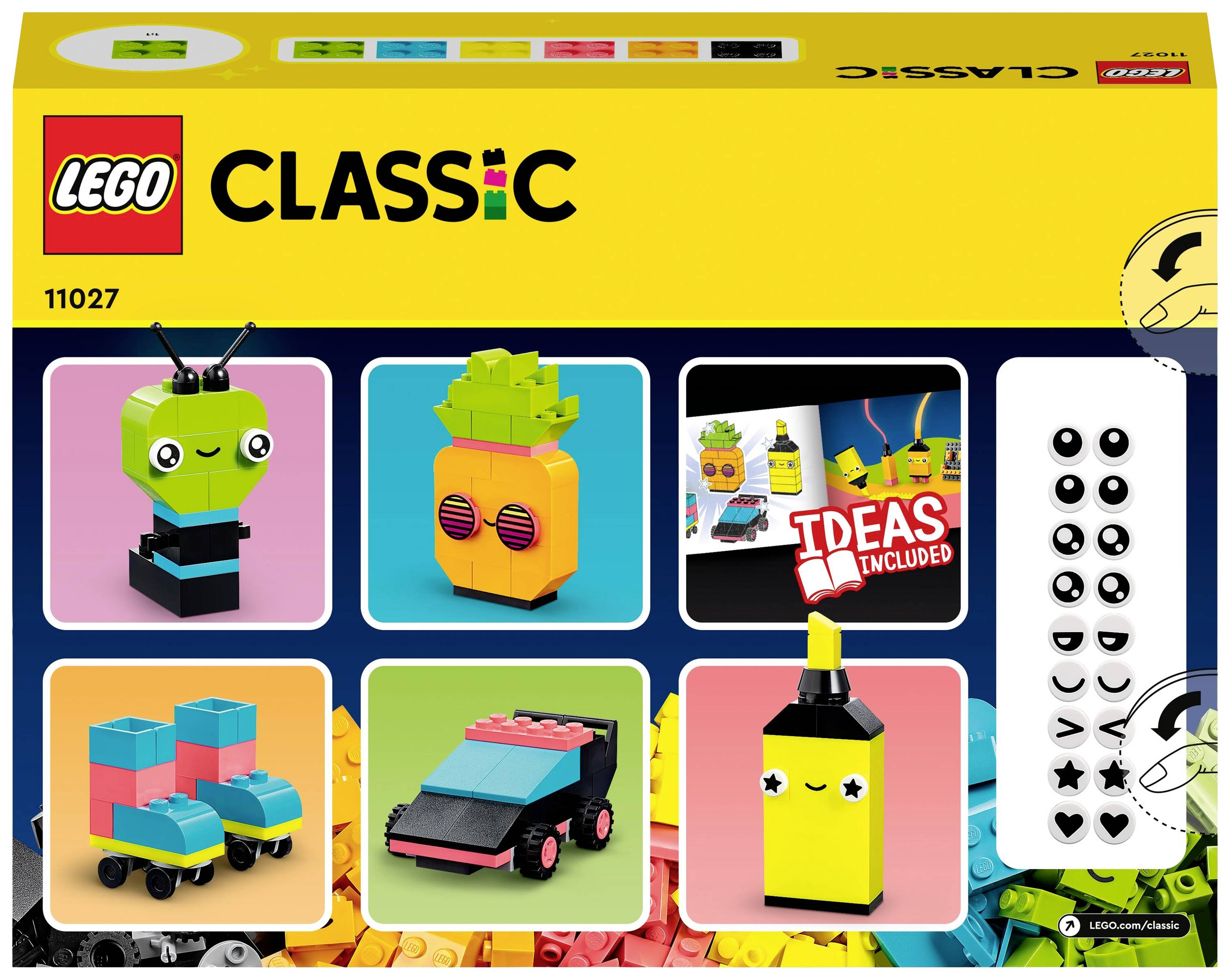 11027 Lego® Classic Neon Creative Kit 