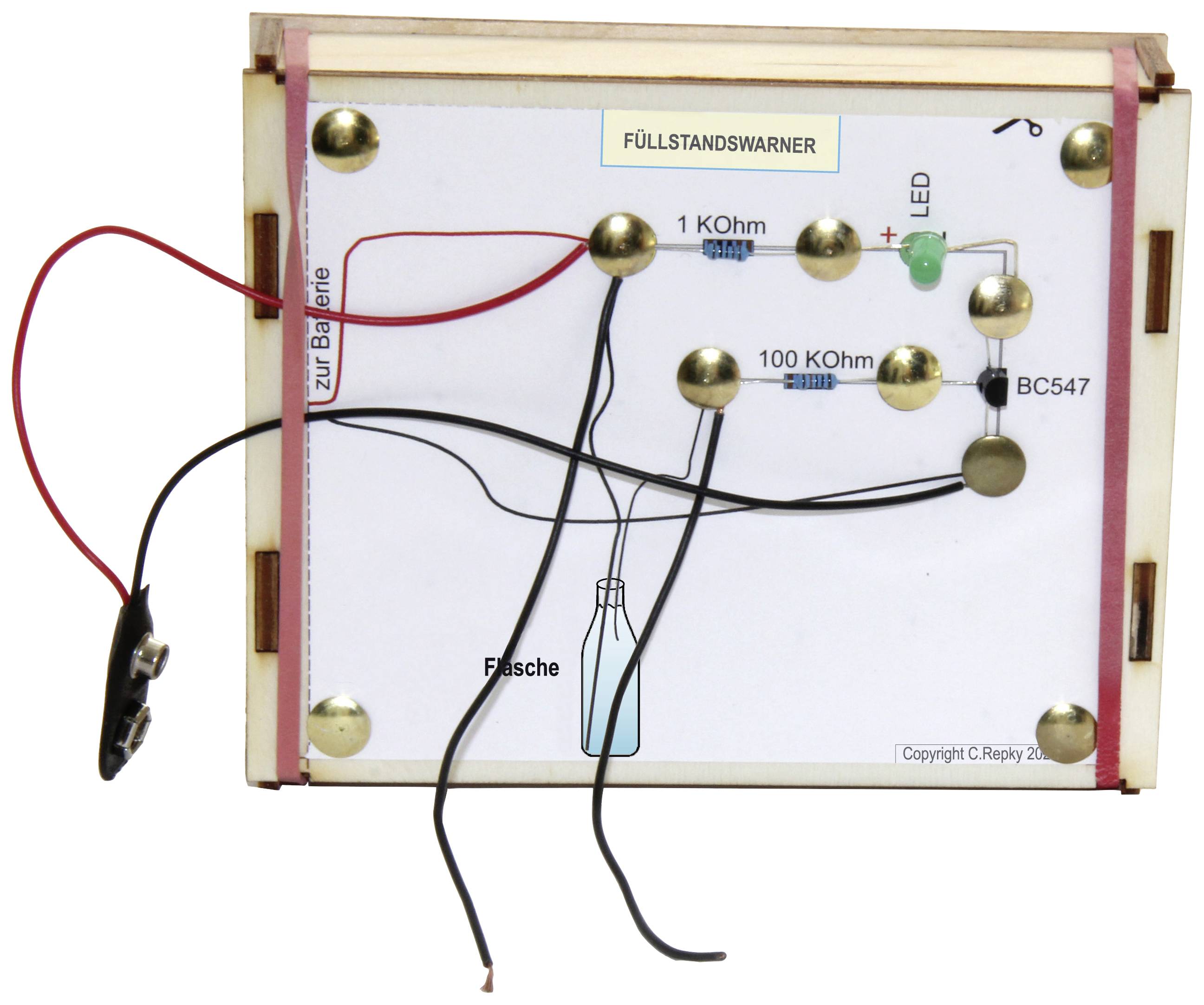 Image of Sol Expert Reißzweckenbausatz Funny Electronic 50600 Assembly kit 10 years and over