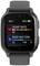 Smartwatch screen showing heart rate at 68 beats per minute and 'Body Battery' level at 62. Battery indicator at 80%.