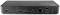 A black docking station with ports: DC 20V, two USB-C, switch, DP, HDMI, Ethernet (RJ45), two USB, audio (microphone/headphones).