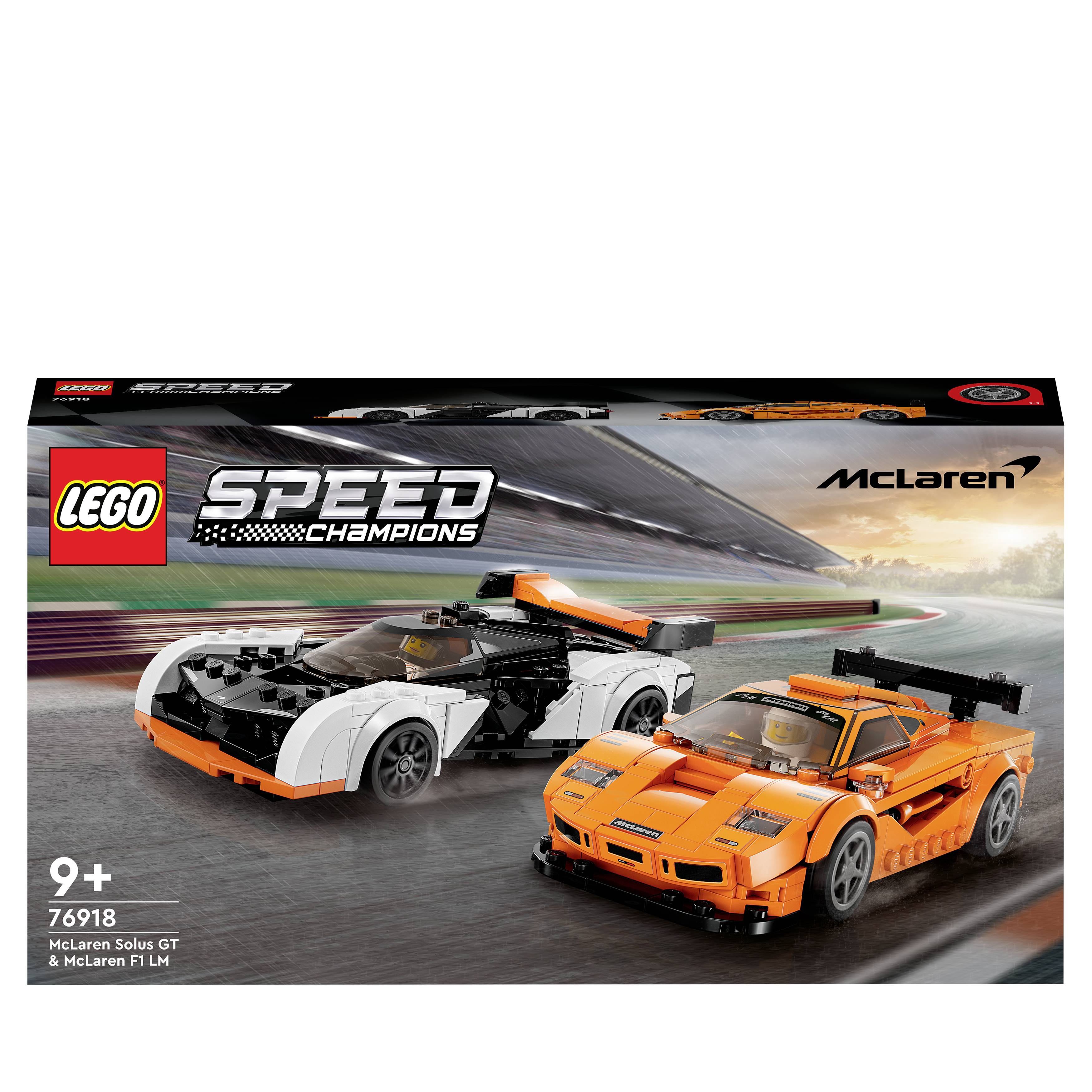 Lego Speed Champions McLaren Solus GT ve McLaren F1 LM 76918 Shop Now