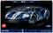 LEGO Technic Model of a Blue Ford GT Car with Racing Stripes; Build Set for Adults with 1,466 Pieces.