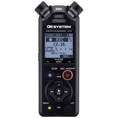 OM System LS-P5 Portable audio recorder Black