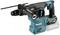 A blue, battery-powered Makita drill hammer with an ergonomic handle and AVT technology. Suitable for heavy-duty drilling work.