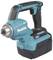 Cordless impact driver in turquoise and black, Makita brand, XGT model. Wireless and compact, suitable for construction and assembly work.