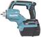 Makita cordless drill in blue with a black handle and XGT logo. Designed for robust performance, with no visible battery.