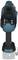 A blue, cordless electric tool handle viewed from behind. The focus is on the form and ergonomic design of the tool.
