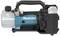 A blue and grey vacuum pump with a black handle, featuring the 'Makita' logo.