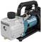 'Makita Vacuum Pump in Blue and Silver with Black Handle and Multiple Connections, Suitable for HVAC Applications.'