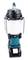 Blue-black portable lantern with hook and handle, suitable for outdoor camping or emergency lighting.