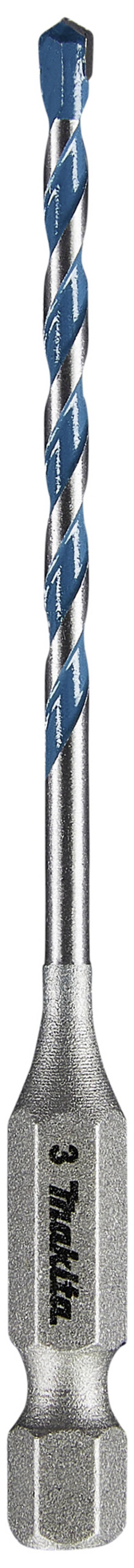 Makita E-14934 E-14934 Carbide metal Multi-purpose drill bit 1-piece 3 mm Total length 90 mm 1/4" (6.3 mm) hex 1 pc(s)