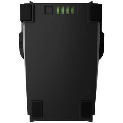 Black, rectangular device with four green LED indicators on top, possibly a battery compartment or technical module.