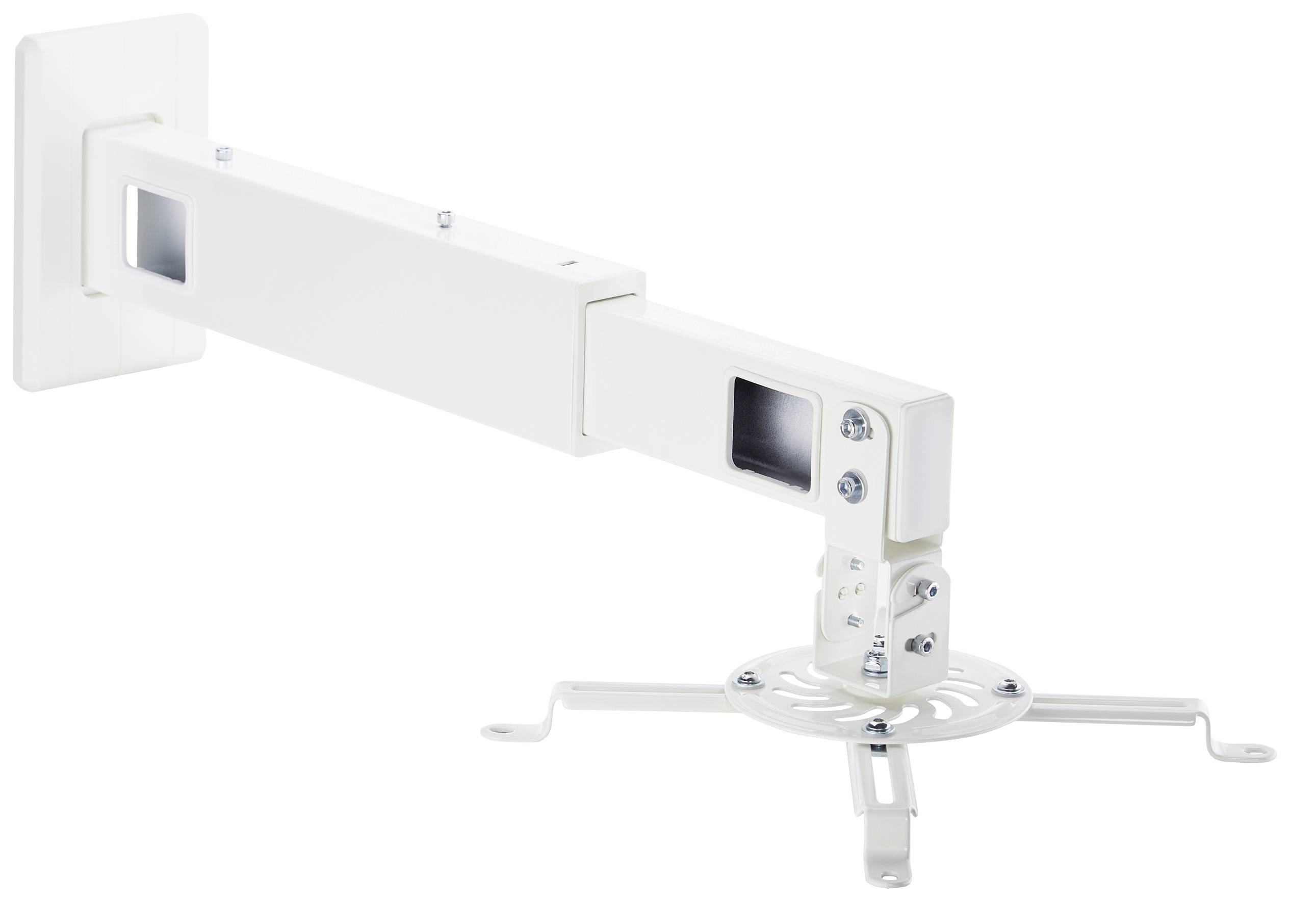 Image of SpeaKa Professional SP-PWM-200 Projector wall mount Tiltable, Rotatable Distance to wall (max.): 607 mm