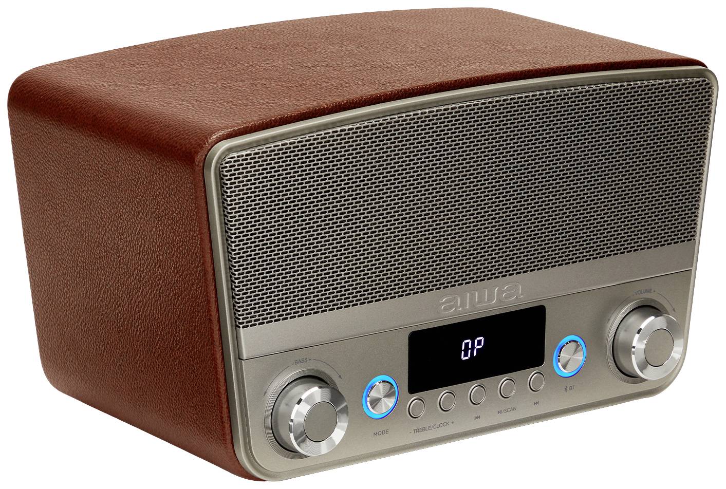 Image of Aiwa BSTU-750BR Desk radio FM AUX, Bluetooth, USB Red