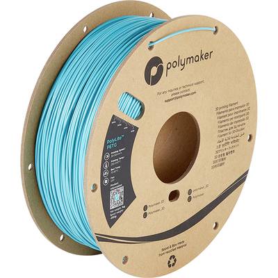 Polymaker PB01010 PolyLite Filament PETG heat-resistant, high tensile strength 1.75 mm 1000 g Turquoise  1 pc(s)