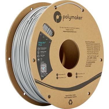Polymaker PA02003 PolyLite Filament PLA  1.75 mm 1000 g Grey PolyLite™ PLA 1 pc(s)