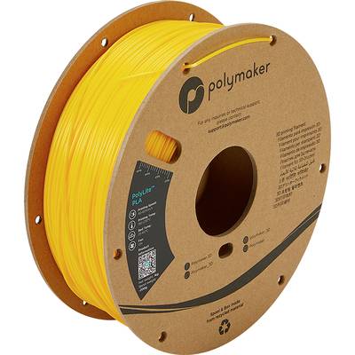 Buy Polymaker PA02007 PolyLite Filament PLA 1.75 mm 1000 g Yellow 1 pc(s)