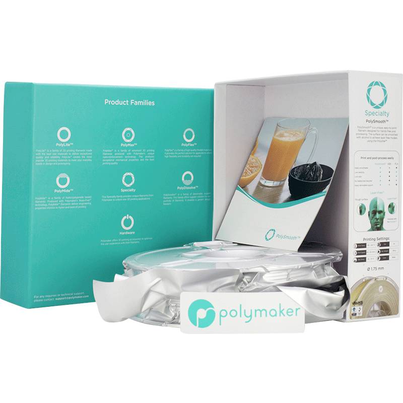 Polymaker PJ01012 PolySmooth Filament PVB polishable 1.75 mm 750 g Beige 1 pc(s)-3