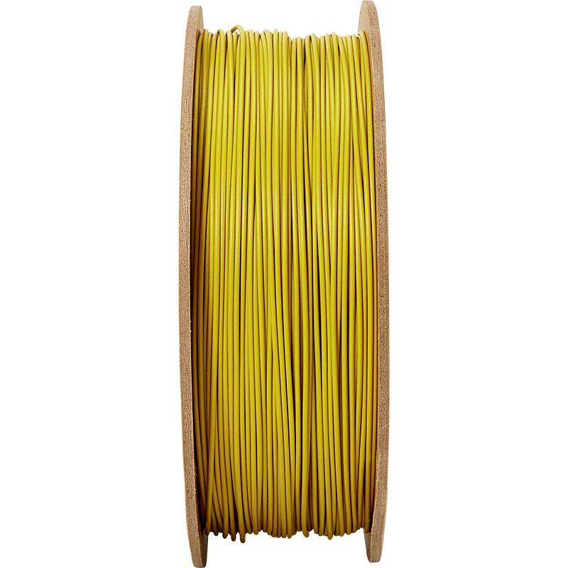 Yellow cable on a wooden spool, vertically positioned in the centre of the image. Primarily used to represent cable reels and materials.