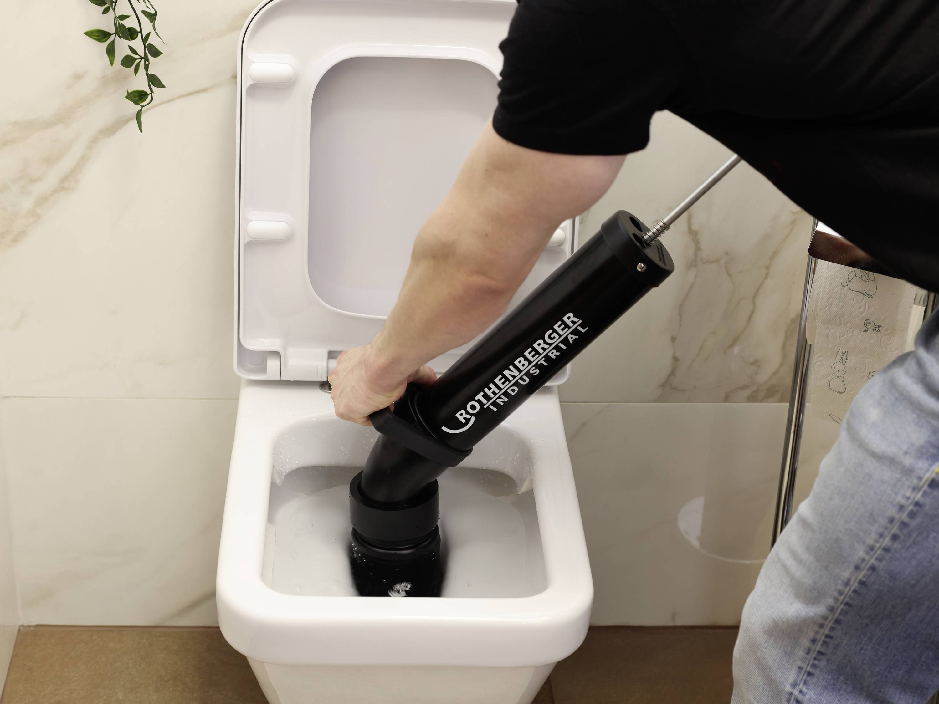 ROTHENBERGER RoPump Power - Pulitore Pressione Per Otturazioni Tubi | Senza Prodotti Chimici - Foto 2