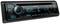 Car stereo with buttons and digital display. Display text: 'KENWOOD', 'DAB+', time '20:48'. Illuminated in blue.
