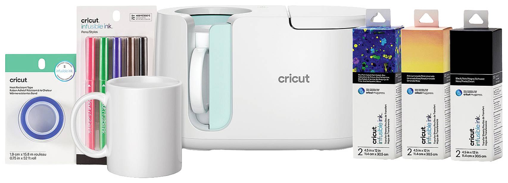 Cricut MugPress Starter Bundle Design set