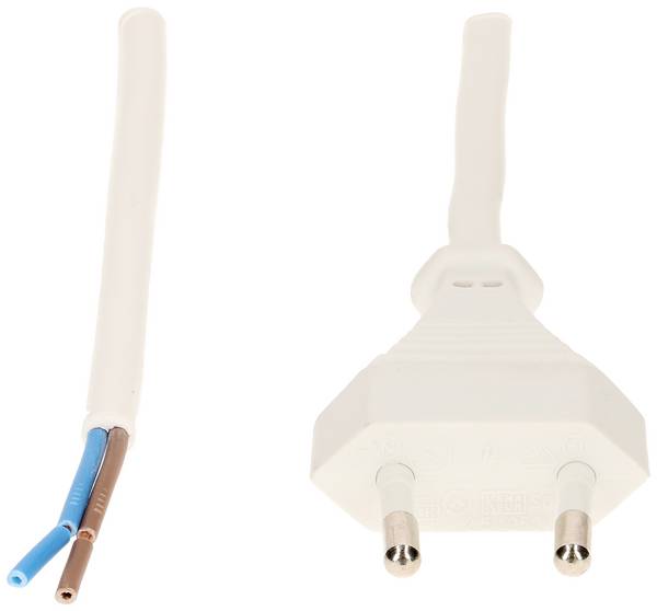Max Hauri 108786 Current Cable  White 3 m