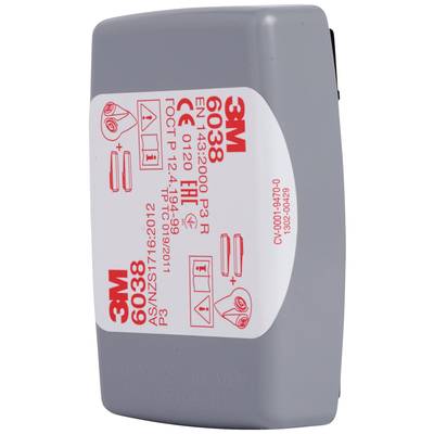 Buy 3M 6038 mit Aktivkohle, P3R Particulate filter 20 pc(s) EN 143 DIN ...
