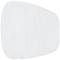 A white, triangular filter or pad, likely for hygienic or medical use.