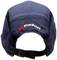 Lightweight protective cap in navy blue, rear view showing '3M First Base 3' text and adjustable strap.