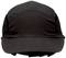 A black baseball cap with mesh details on the sides, pictured from the front.